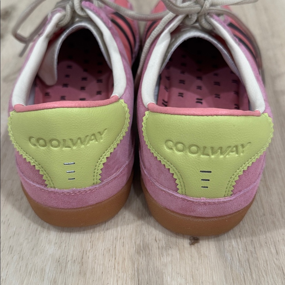 Coolway Kizuna pink crayon sneakers Women's Casual Lace-Up - Picture 5 of 7